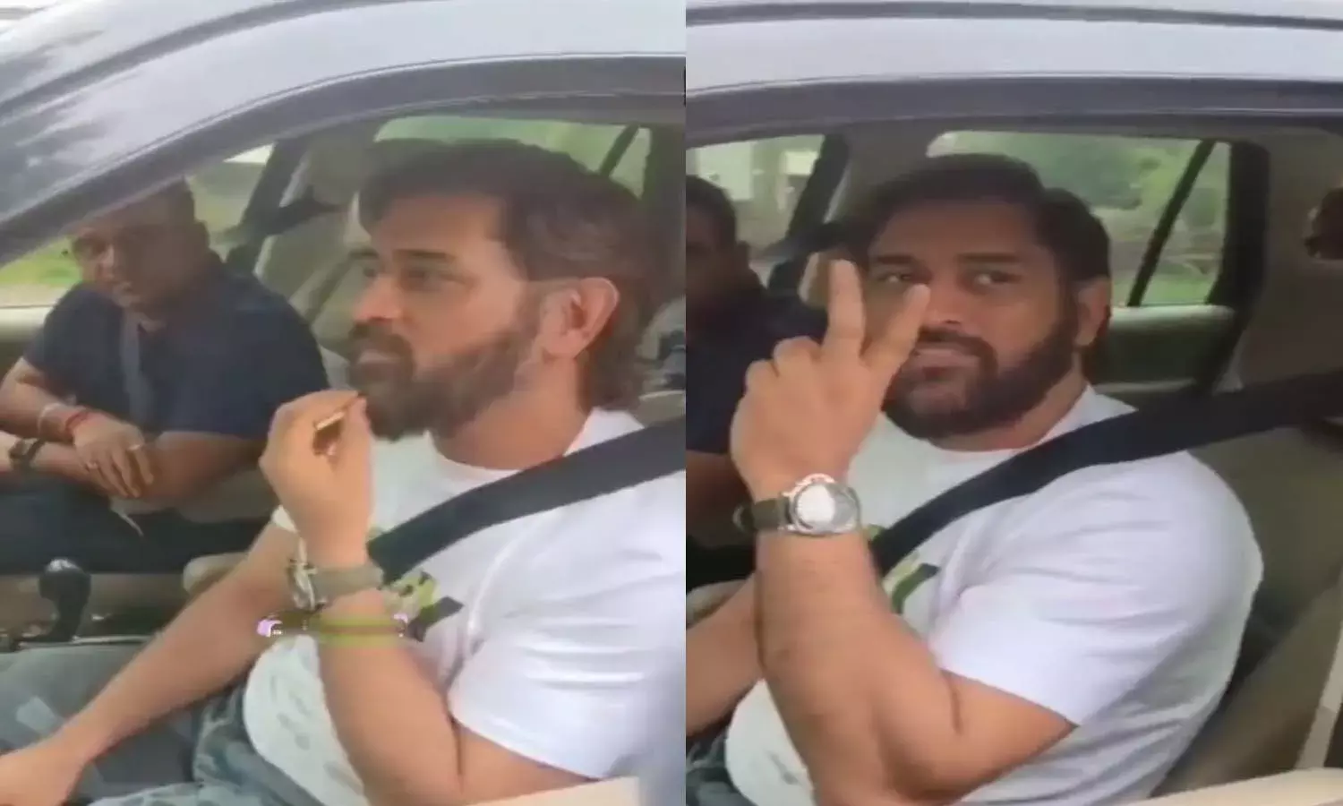 MS Dhoni, ask route, Fans, Viral Video,