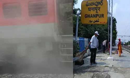 Intercity express, Smoke, Secunderabad-Guntur,