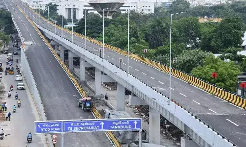 Indira Park VST, steel flyover, Hyderabad