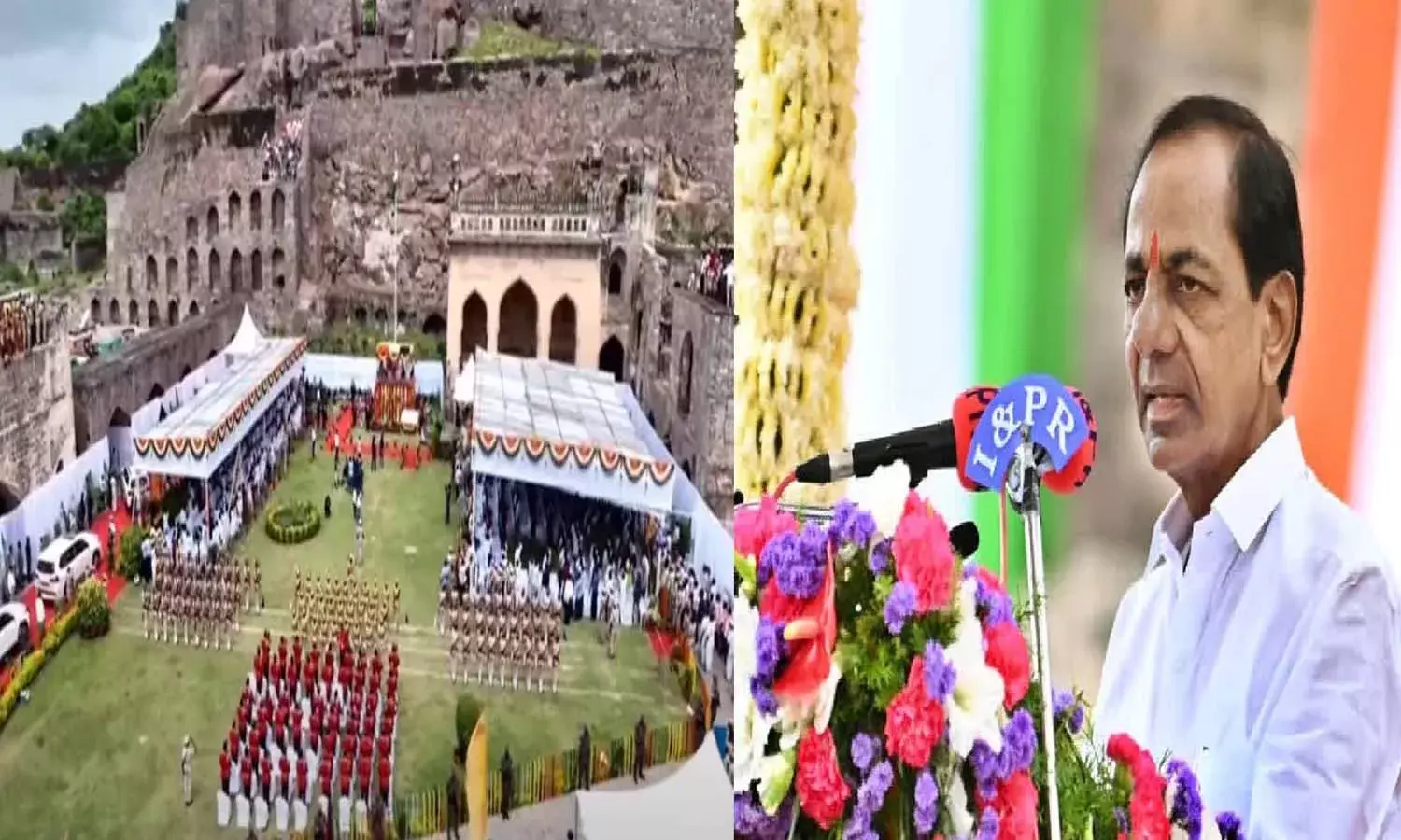 CM KCR, Independence Day, Golconda, Good News, Hyderabad,