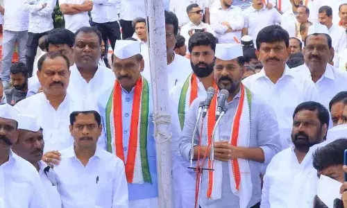 Revanth Reddy, Congress, Telangana, Independence Day,