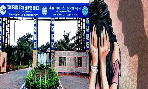 hakimpet, sports school, harikrishna, harassment case,