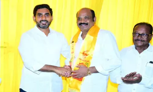 Yarlagadda Venkatrao, joined TDP, lokesh, AP,