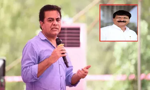 Minister KTR,  Mynampally,  Harish Rao,