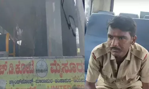Karnataka, Bus driver, drunk, on duty,