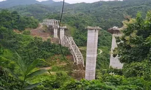 rail bridge collapses, Mizoram, National news