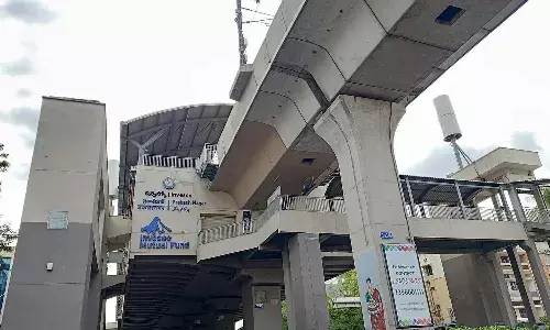 security supervisor, Prakash Nagar Metro station, Hyderabad