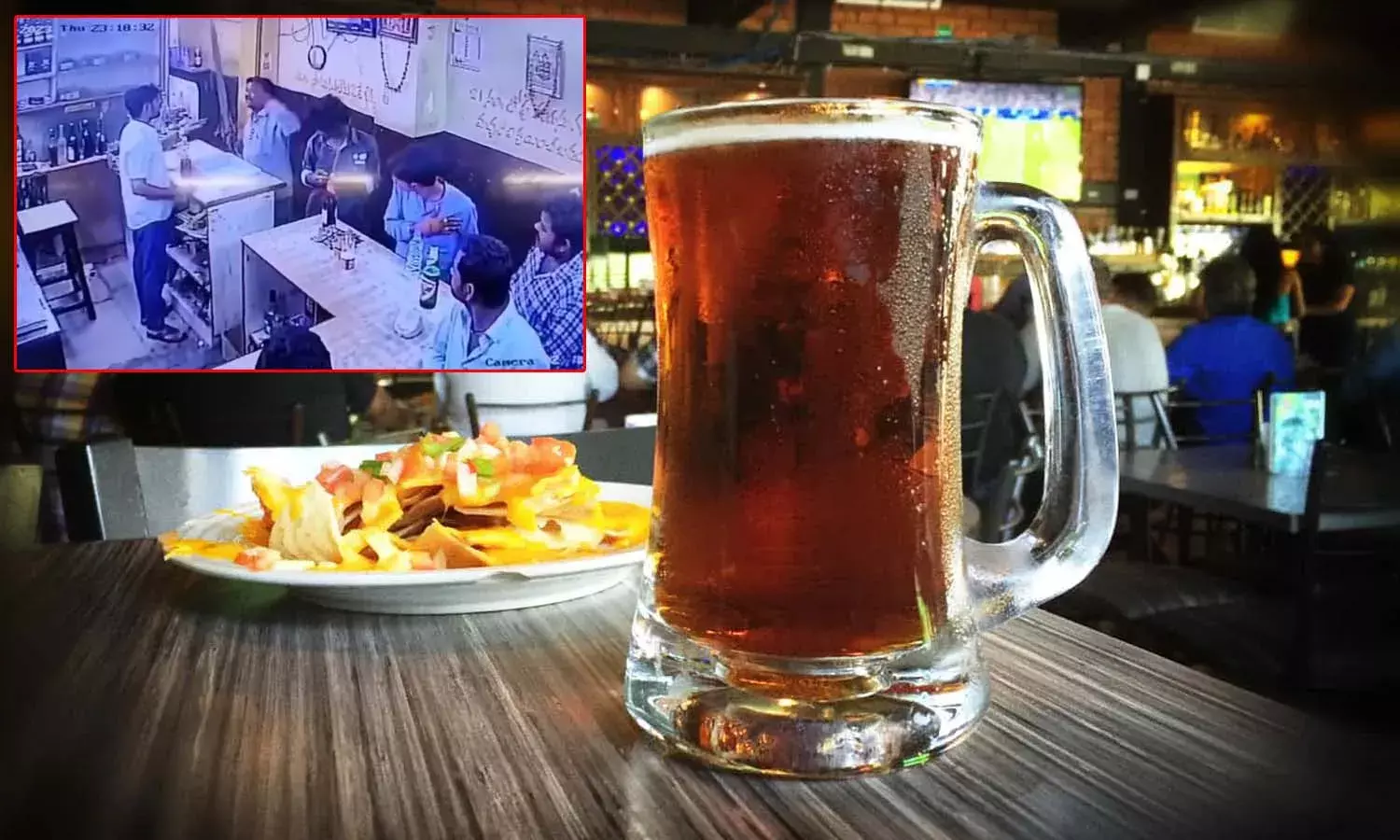 Warangal, liquor bar, sword, Warangal Police