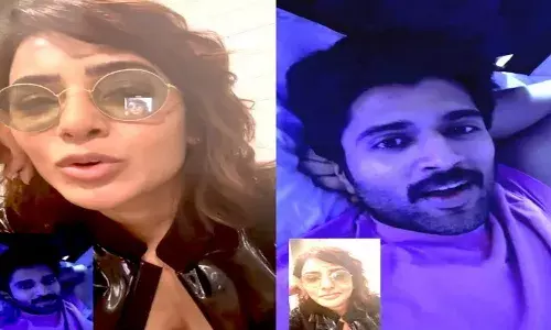 Vijay Devarakonda, Video call, Samantha, Kushi,
