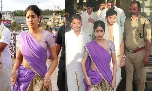 జాన్వీ శ్రీవారిని దర్శించుకున్నప్పుడు ధరించిన ఉంగరంపై పుకార్లు.. అసలు నిజం ఇదే..!