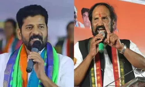Telangana Congress, Revantha Reddy, Uttam Kumar Reddy, Gandhi Bhavan