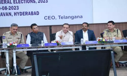 Telangana, Elections, DGP Anjani Kumar, CEO Vikas Raj