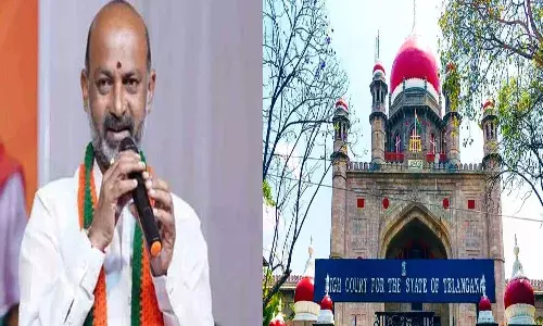 Telangana , high Court, unhappy, bandi sanjay,