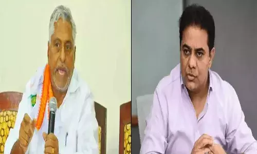 తెలంగాణ తల్లి మీద ఓట్టేసి.. అలా పోటీ చేస్తామని ప్రమాణం చేసే దమ్ముందా.? కేటీఆర్కు జీవన్ రెడ్డి సవాల్