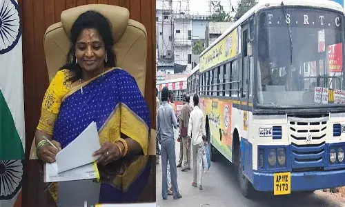 TSRTC Bill, Governor, approves, Tamilisai, govt,