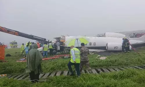 Private jet, crash landing, Mumbai airport
