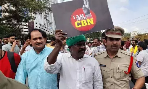 Chandrababu arrest, Cyberabad Police, TDP supporters, Hyderabad