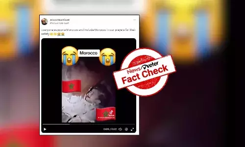 FactCheck : మొరాకో భూపంక బాధితులను కాపాడుతున్న వీడియో అంటూ సిరియాకు సంబంధించిన వీడియో వైరల్