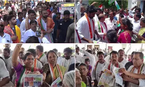 Congress leaders, Telangana, six guarantees, CWC