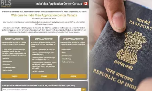 India Vs Canada, VISA Servises, Suspended, Central Govt,