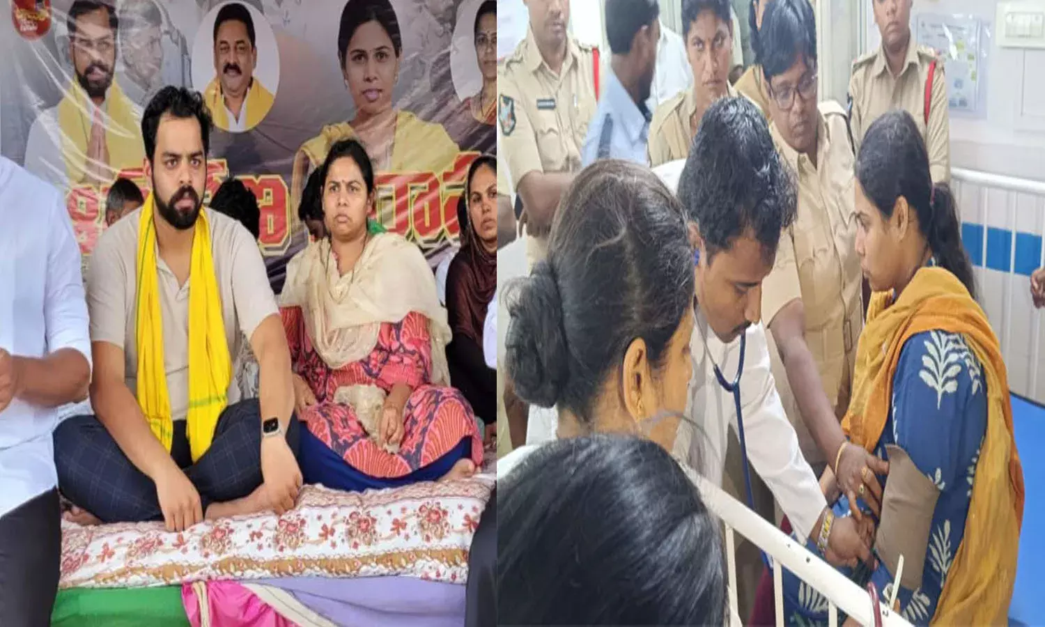 Akhila priya, protest end, allagadda police, TDP,