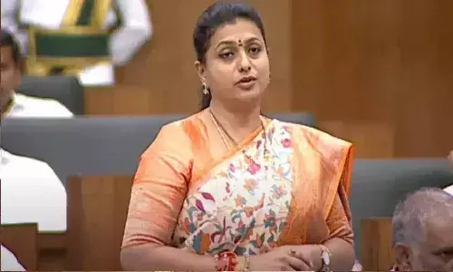 అసెంబ్లీలో సీఎం జగన్ కు సెల్యూట్ చేసిన మంత్రి రోజా