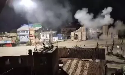 Attack, Manipur, CM house, imphal,