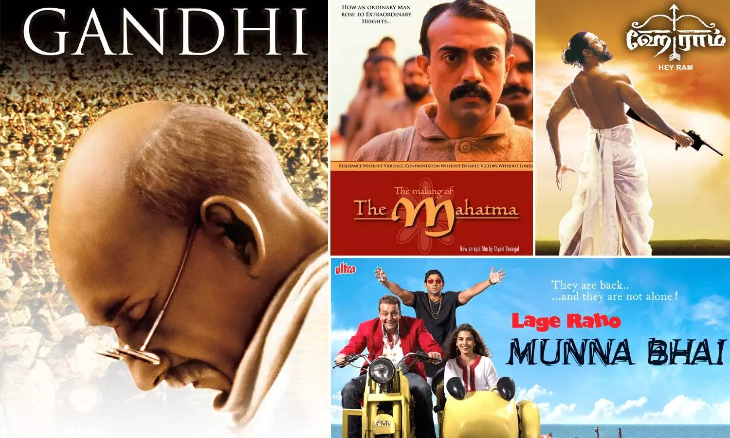 Mahatma Gandhi, Gandhi inspired movies, Gandhi Jayanti