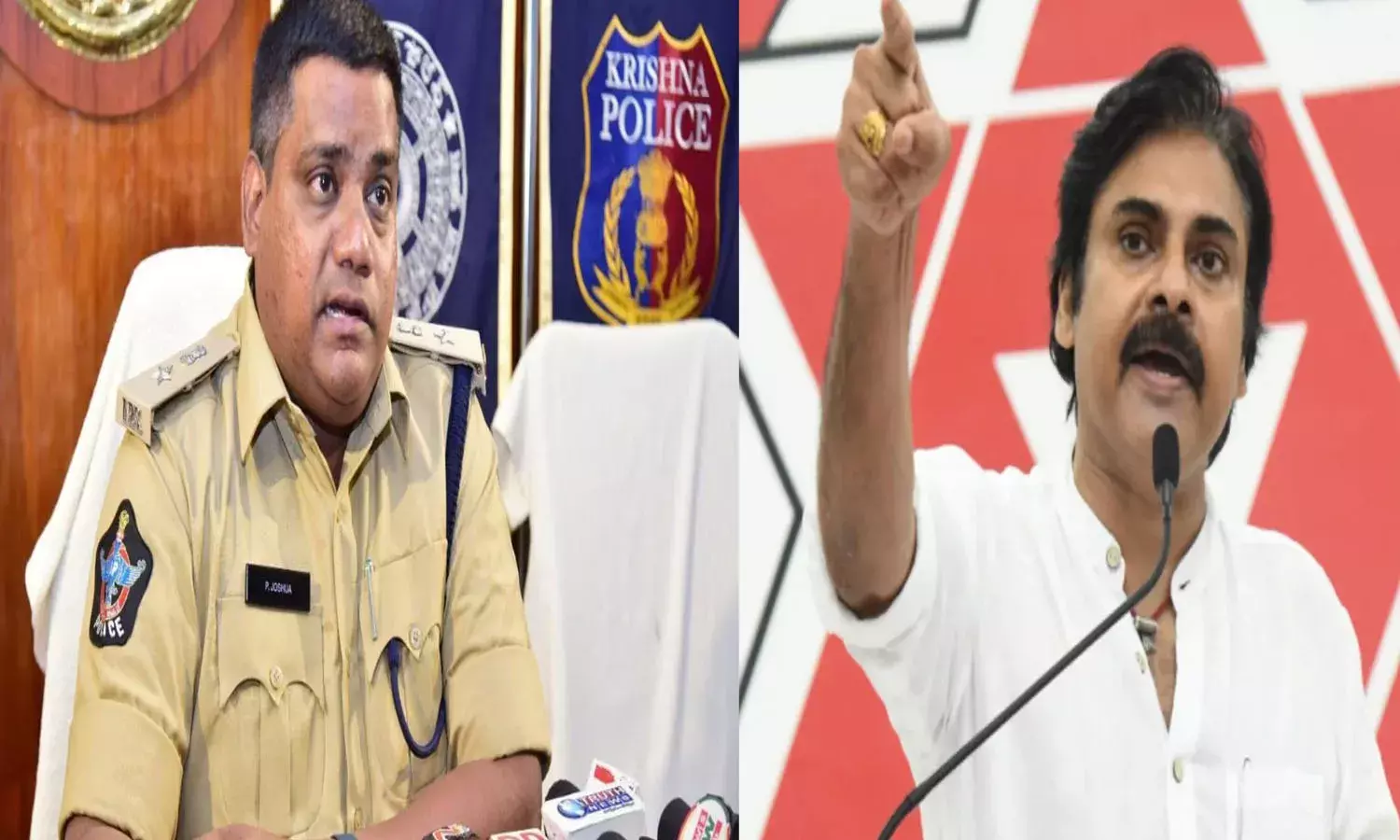 Police notice,  pawan kalyan, Krishna SP, Jashuva,