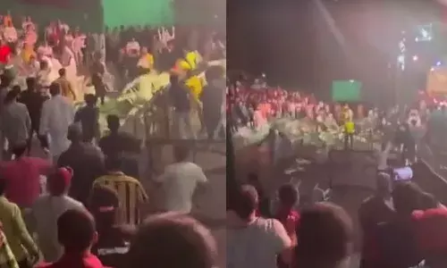 Hyderabad, LB stadium, kushti fight,  clash,