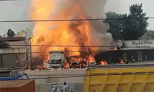 Fire, cracker shop, Bengaluru, Karnataka