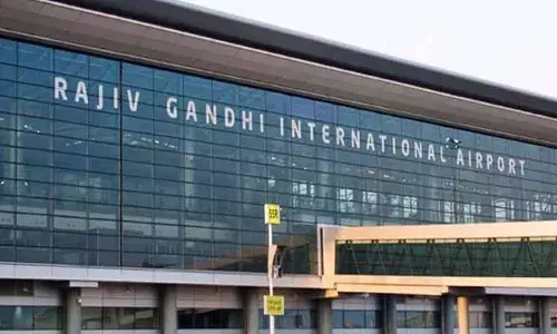 flight, hijack mail,  shamshabad airport, alert,