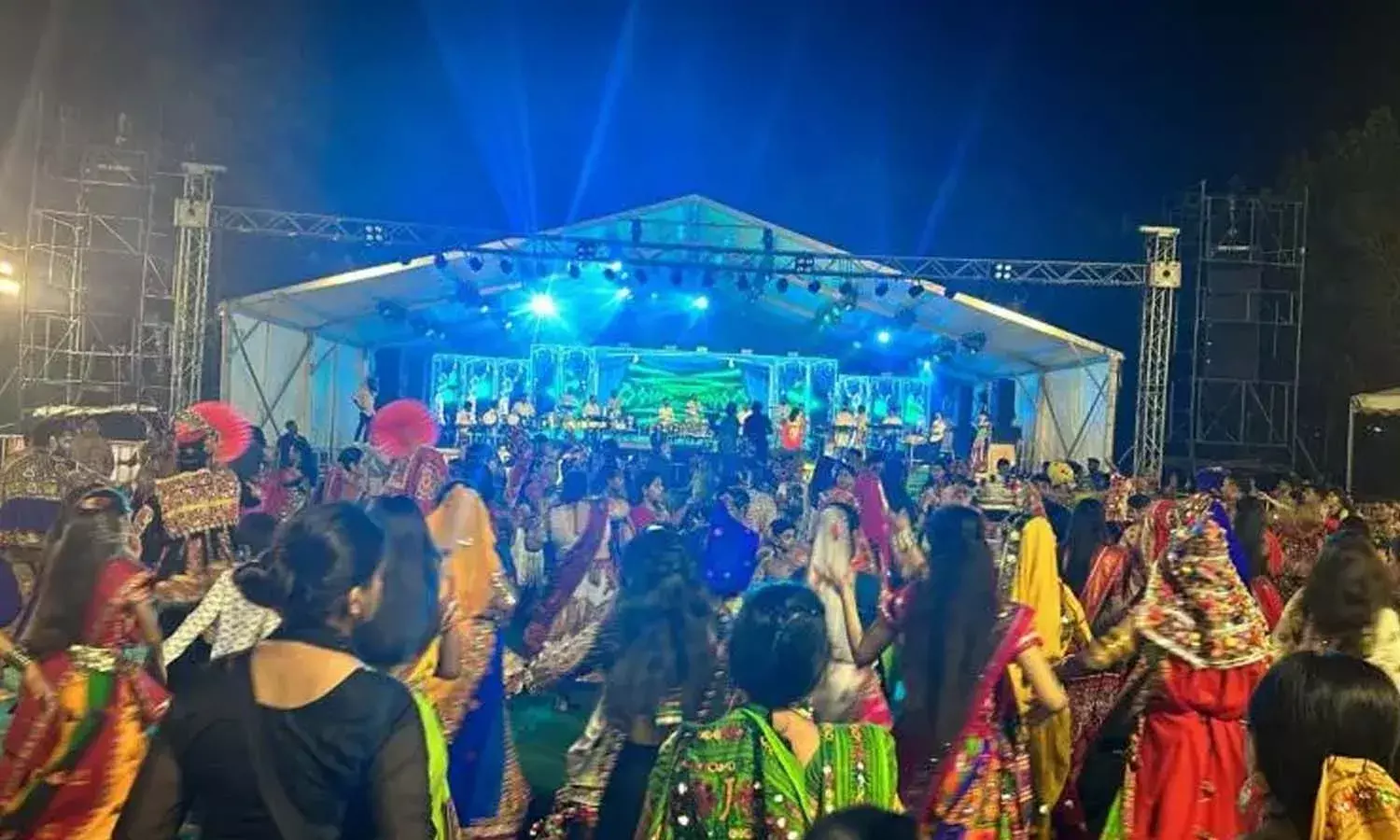 Begumpet Garba Event, Hyderabad, Hockey Grounds, Bajrang Dal