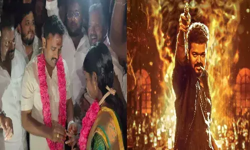 vijay fan, engagement,  leo, movie theatre ,
