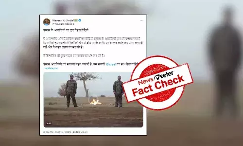 FactCheck : ఇజ్రాయెల్ సైనికులను హమాస్ తీవ్రవాదులు సజీవ దహనం చేస్తున్నారా?