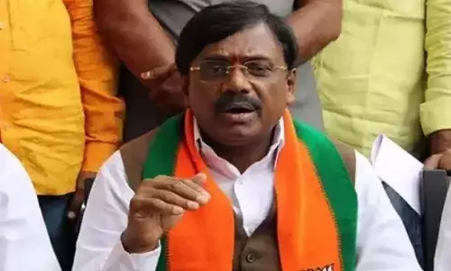 telangana, elections, bjp, vivek venkataswamy,  resign,