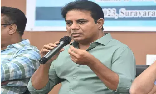 minister, ktr,  hyderabad, meet the press,