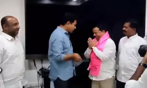 erra shekhar, goodbye, congress, joined brs, telangana,