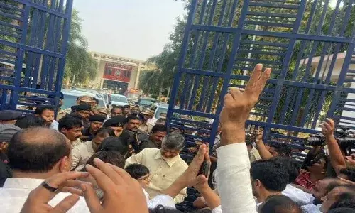 chandrababu, released,  rajahmundry jail, tdp,