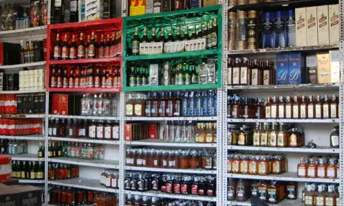Liquor shops, closed,  telangana,  three days,
