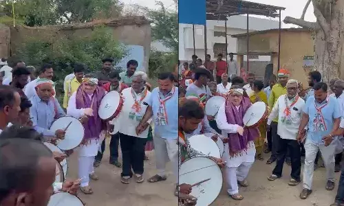 ponnam prabhakar, dance, congress, husnabad,