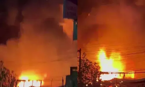 fire accident, crackers shop, rajendranagar ,