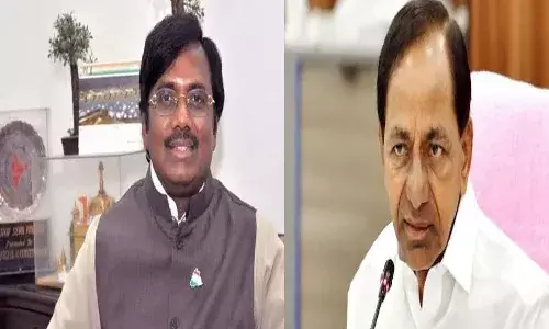 congress,  vivek, affidavit,   loan,  cm kcr,