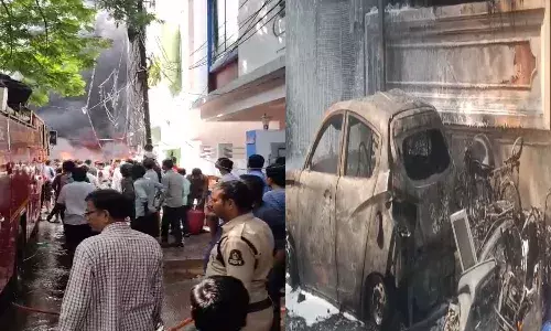 Hyderabad, fire accident, nampally,