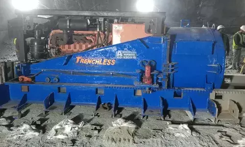 Uttarkashi,  Tunnel Collapse, American Drilling Machine, Rescue Work