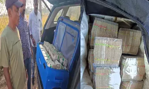 hyderabad, money seized,  six cars, rs.6.5 crore,