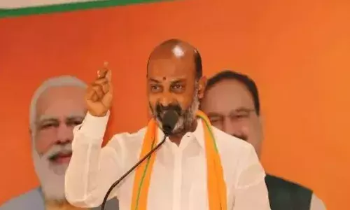 bandi sanjay,  brs, congress, election campaign,