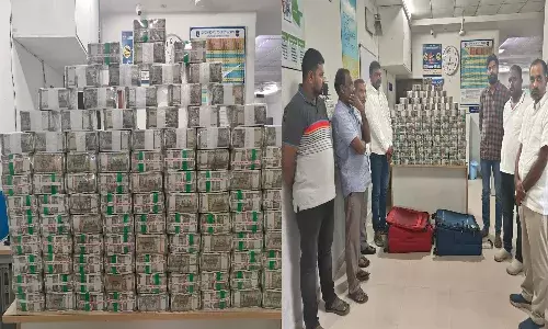 gachibowli, rs.5 crore, seized, telangana, hyderabad,