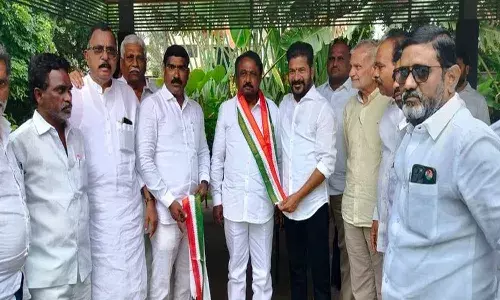MLA Abraham, resign brs,  congress, revanth,