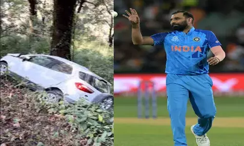 Mohammed shami,  save person, accident, car,